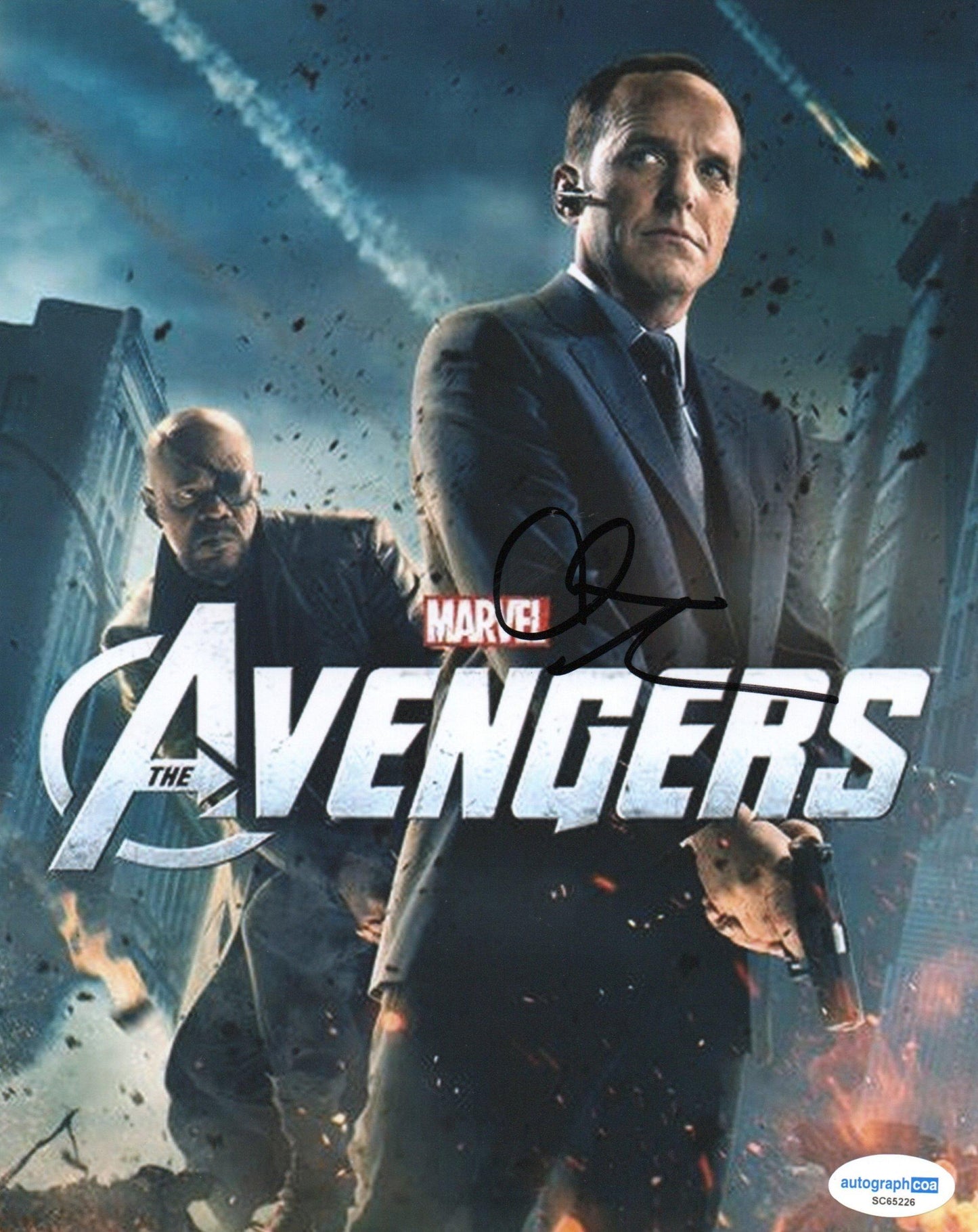 CLARK GREGG SIGNED THE AVENGERS 8X10 PHOTO (1) ALSO ACOA