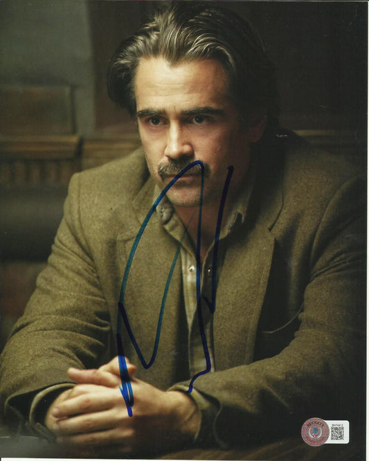 COLIN FARRELL SIGNED TRUE DETECTIVE 8X10 PHOTO (1) ALSO BECKETTS COA