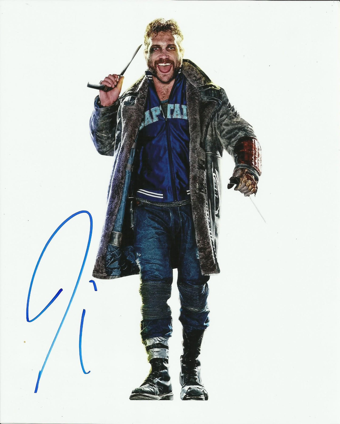 JAI COURTNEY SIGNED SUICIDE SQUAD 8X10 PHOTO