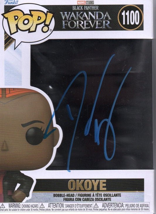 DANAI GURIRA SIGNED OKOYE WAKANDA FOREVER FUNKO POP ALSO ACOA