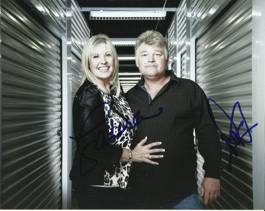 DAN AND LAURA DOTSON SIGNED STORAGE WARS 8X10 PHOTO (2)