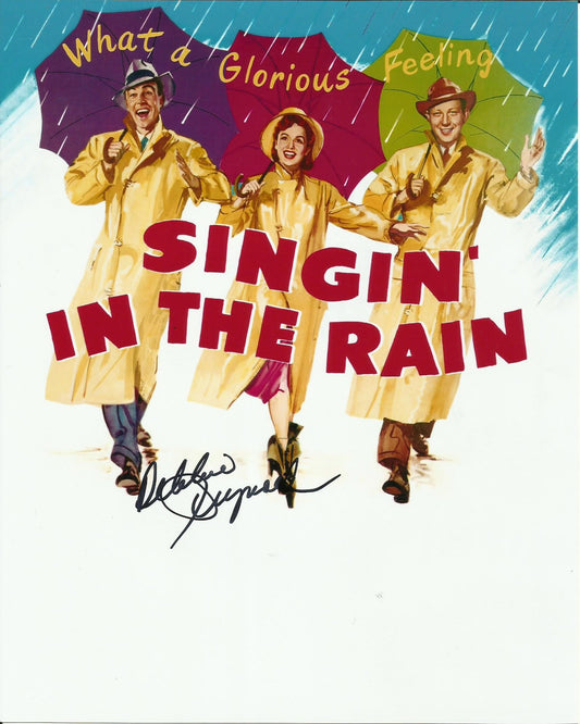 DEBBIE REYNOLDS SIGNED SINGIN IN THE RAIN 10X8 PHOTO