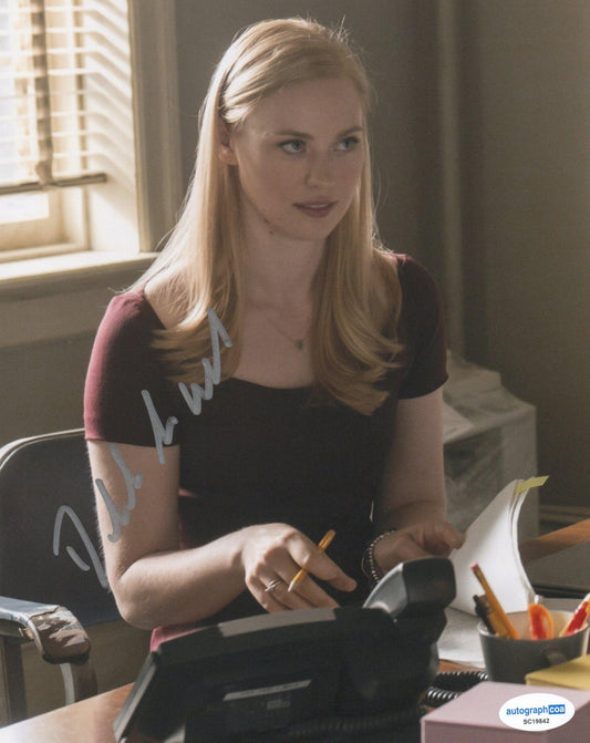 DEBORAH ANN WOLL SIGNED SEXY DARDEVIL 10X8 PHOTO (1)  ALSO ACOA CERTIFIED
