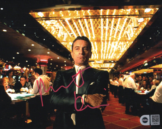 ROBERT DE NIRO SIGNED CASINO 8X10 PHOTO (1) ALSO SWAU