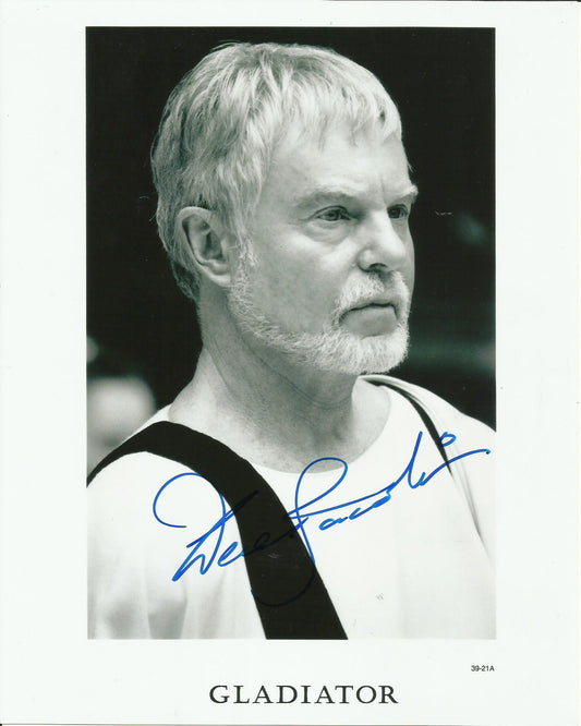 DEREK JACOBI SIGNED GLADIATOR 8X10 PHOTO