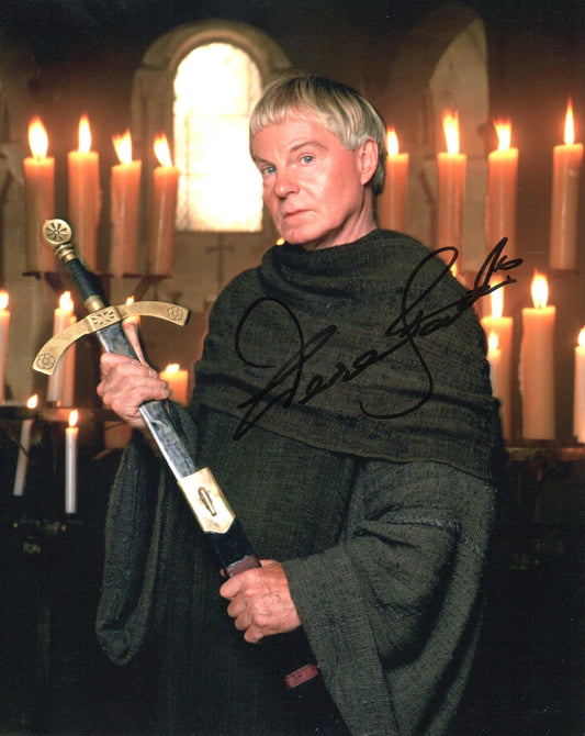 DEREK JACOBI SIGNED CADFAEL 8X10 PHOTO