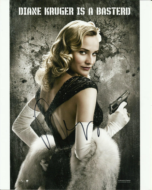 DIANE KRUGER SIGNED INGLORIOUS 10X8 PHOTO (2)