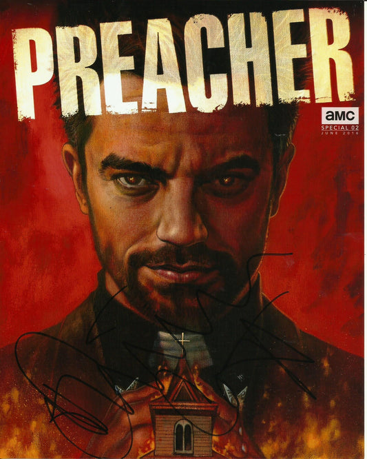 DOMINIC COOPER SIGNED PREACHER 8X10 PHOTO (12)