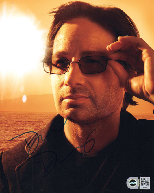 DAVID DUCHOVNY SIGNED CALIFORNICATION 8X10 PHOTO (1) ALSO SWAU