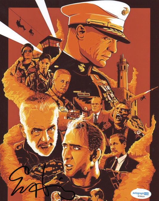 ED HARRIS SIGNED THE ROCK 8X10 PHOTO ALSO ACOA