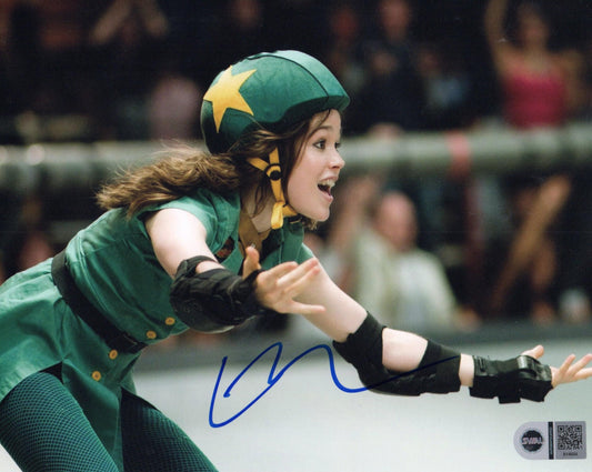 ELLIOT PAGE (ELLEN) SIGNED WHIP IT 10X8 PHOTO ALSO SWAU CERT