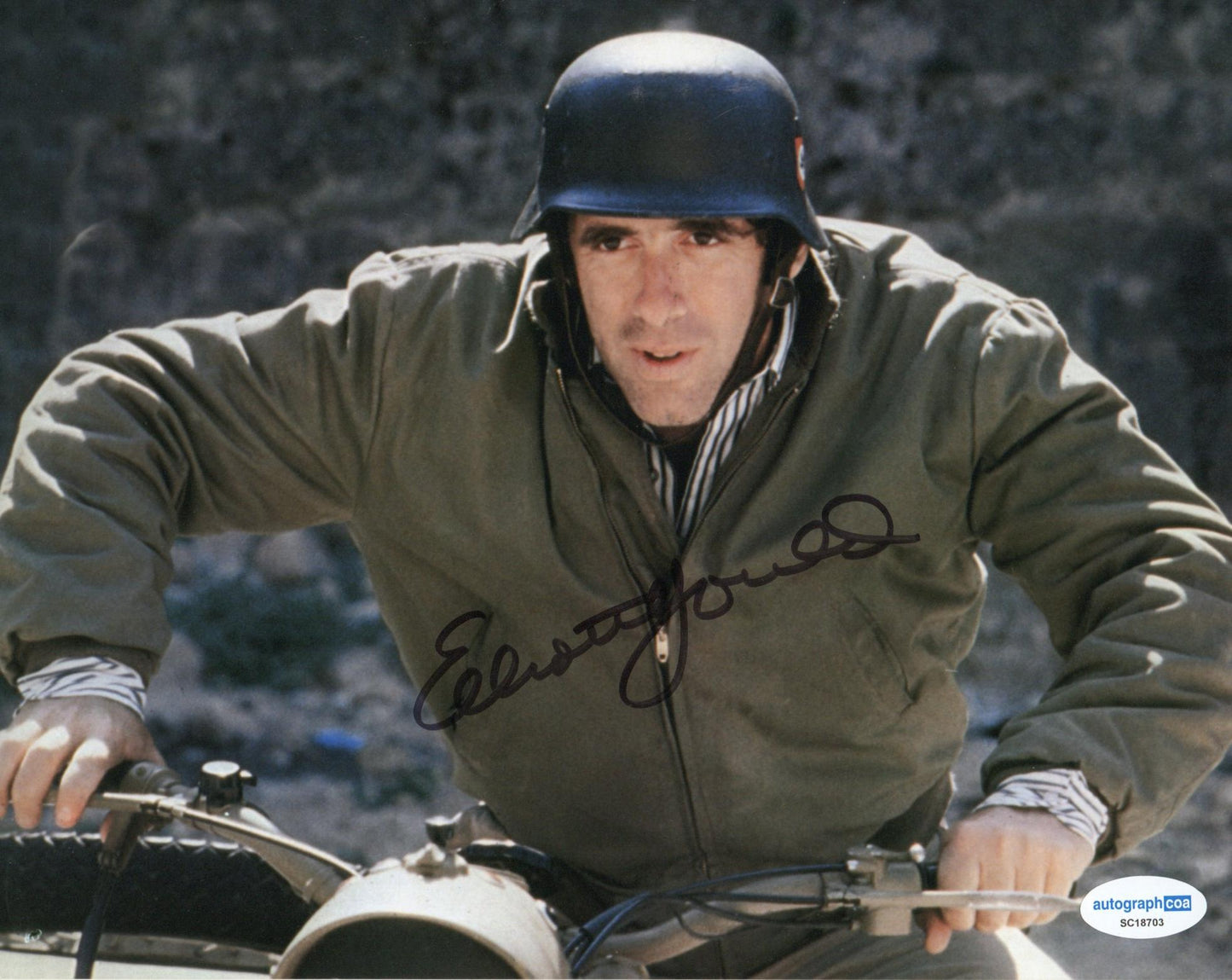 ELLIOTT GOULD SIGNED MASH 8X10 PHOTO (5) ALSO ACOA
