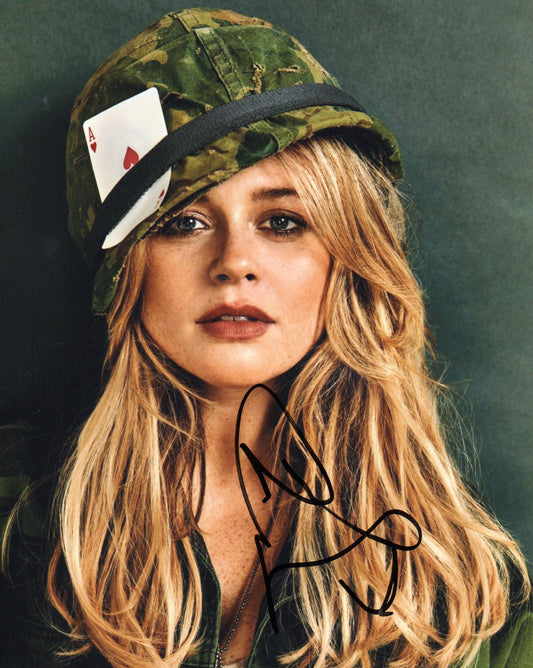 EMILY ATACK SIGNED SEXY 8X10 PHOTO (2)