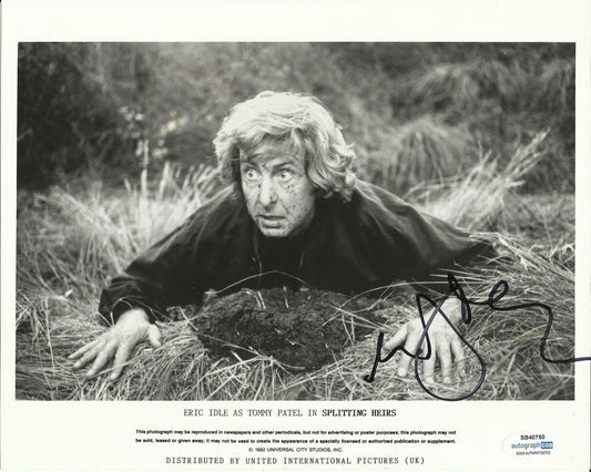 ERIC IDLE SIGNED SPLITTING HEIRS  8X10 PHOTO ALSO ACOA