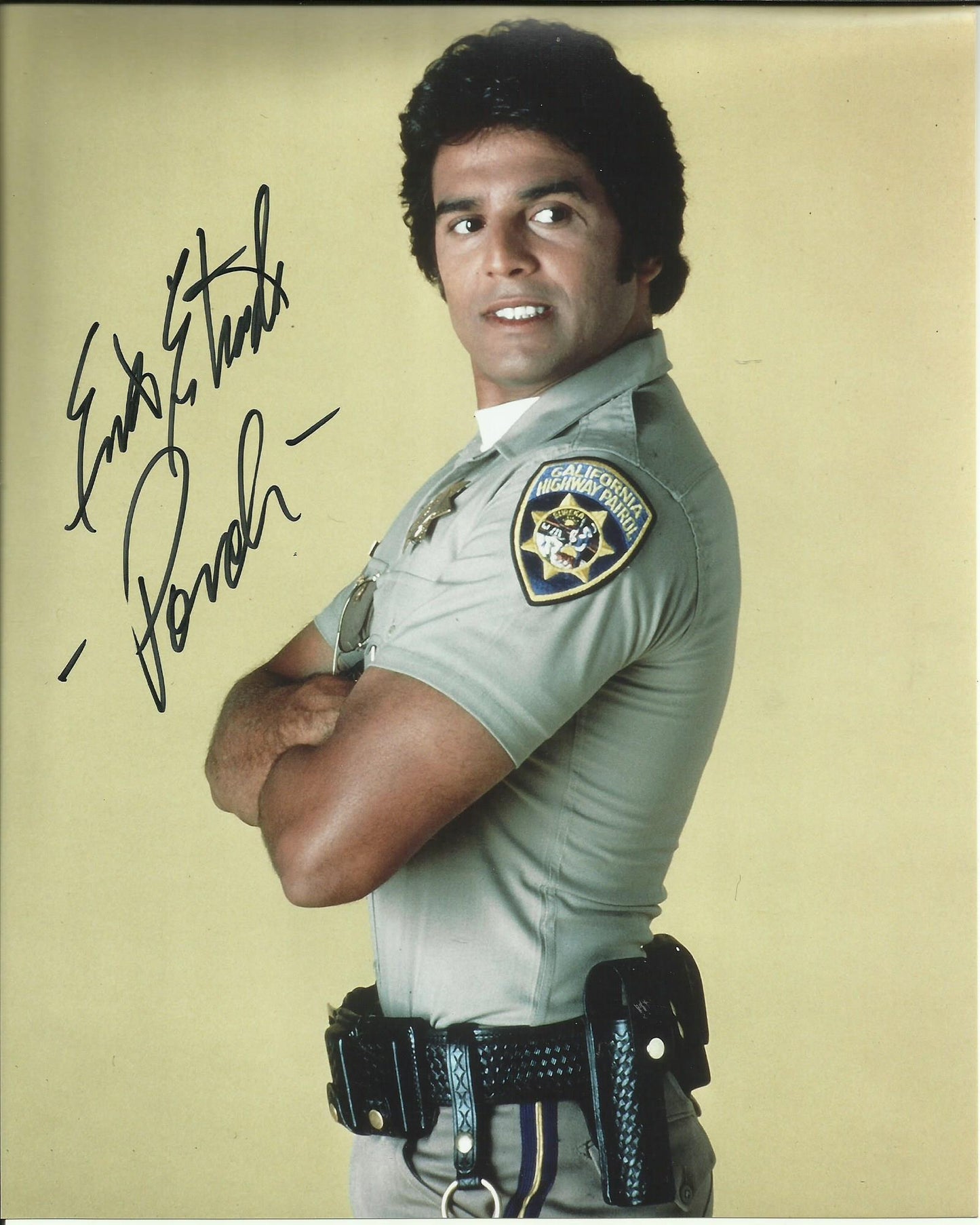 ERIK ESTRADA SIGNED CHIPS 8X10 PHOTO (3)