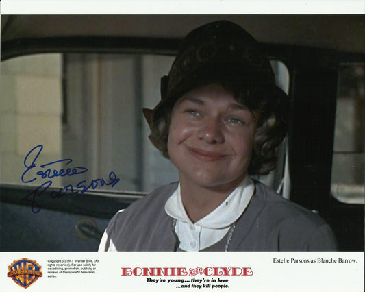 ESTELLE PARSONS SIGNED BONNIE AND CLYDE 10X8 PHOTO (1)