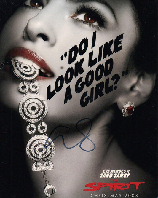 EVA MENDES SIGNED SIN CITY 10X8 PHOTO (1)