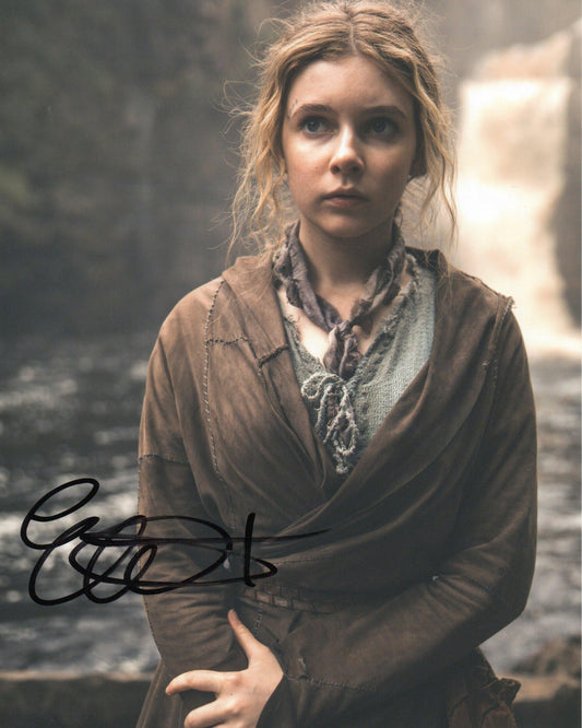ELEANOR WORTHINGTON-COX SIGNED BRITANNIA 8X10 PHOTO (1)
