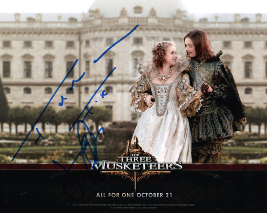 FREDDIE FOX AND JUNO TEMPLE SIGNED THE THREE MUSKETEERS 8X10 PHOTO
