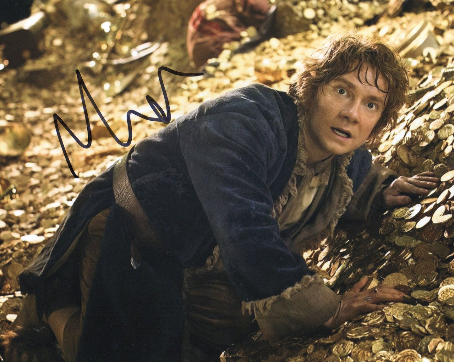 MARTIN FREEMAN SIGNED THE HOBBIT 8X10 PHOTO (3)