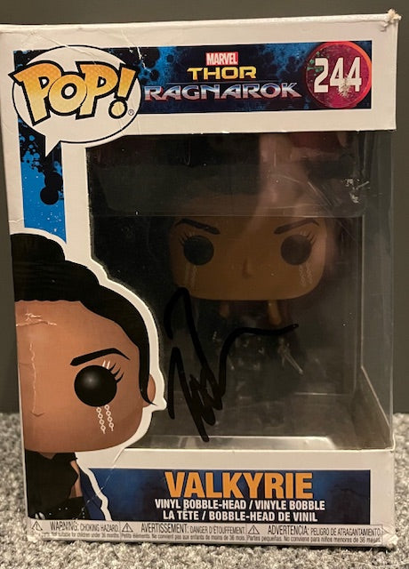 TESSA THOMPSON SIGNED VALKYRIE THOR RAGNAROK FUNKO POP (1)