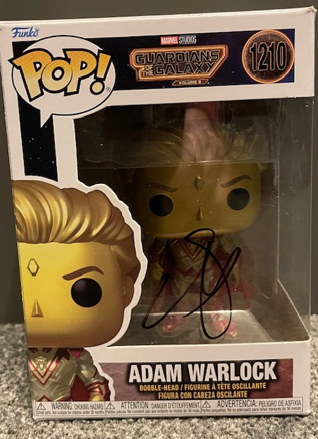WILL POULTER SIGNED ADAM WARLOCK GUARDIANS OF THE GALAXY FUNKO POP (1)