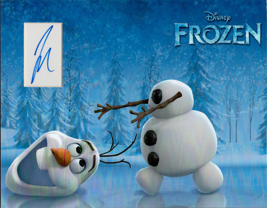 JOSH GAD SIGNED 14X11 FROZEN PHOTO MOUNT (1)