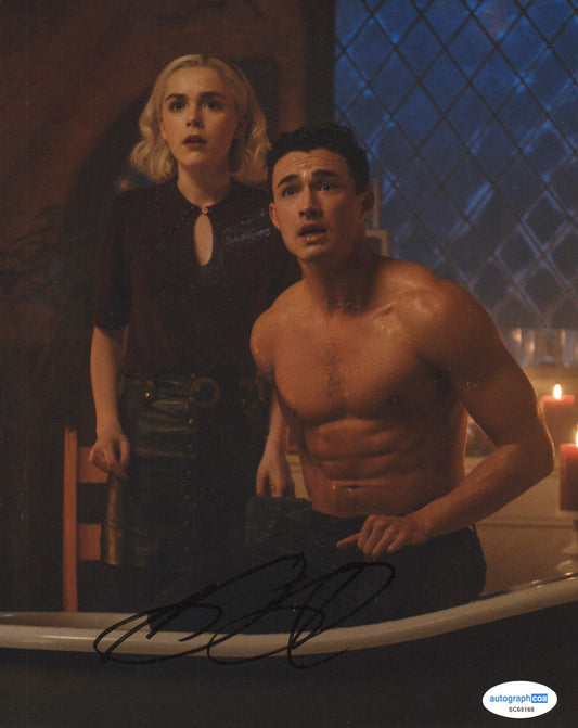 GAVIN LEATHERWOOD SIGNED CHILLING ADVENTURES OF SABRINA 8X10 PHOTO (2) ALSO ACOA
