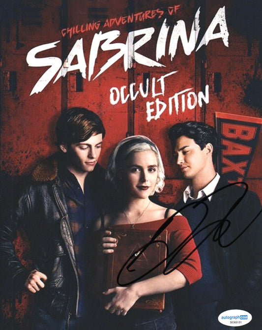 GAVIN LEATHERWOOD SIGNED CHILLING ADVENTURES OF SABRINA 8X10 PHOTO (3) ALSO ACOA