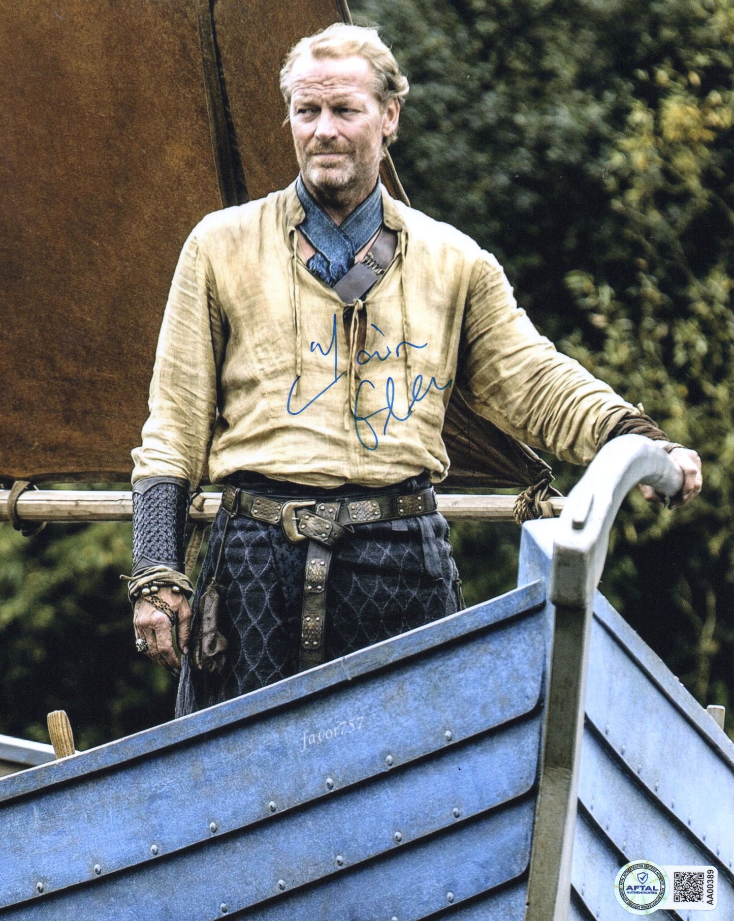 IAIN GLEN SIGNED GAME OF THRONES 8X10 PHOTO (13) ALSO AFTAL AUTHENTICATION
