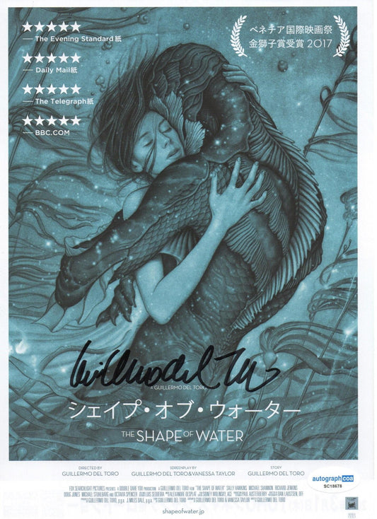 GUILLERMO DEL TORO SIGNED THE SHAPE OF WATER 8X10 PRESS SHEET (1) ALSO ACOA