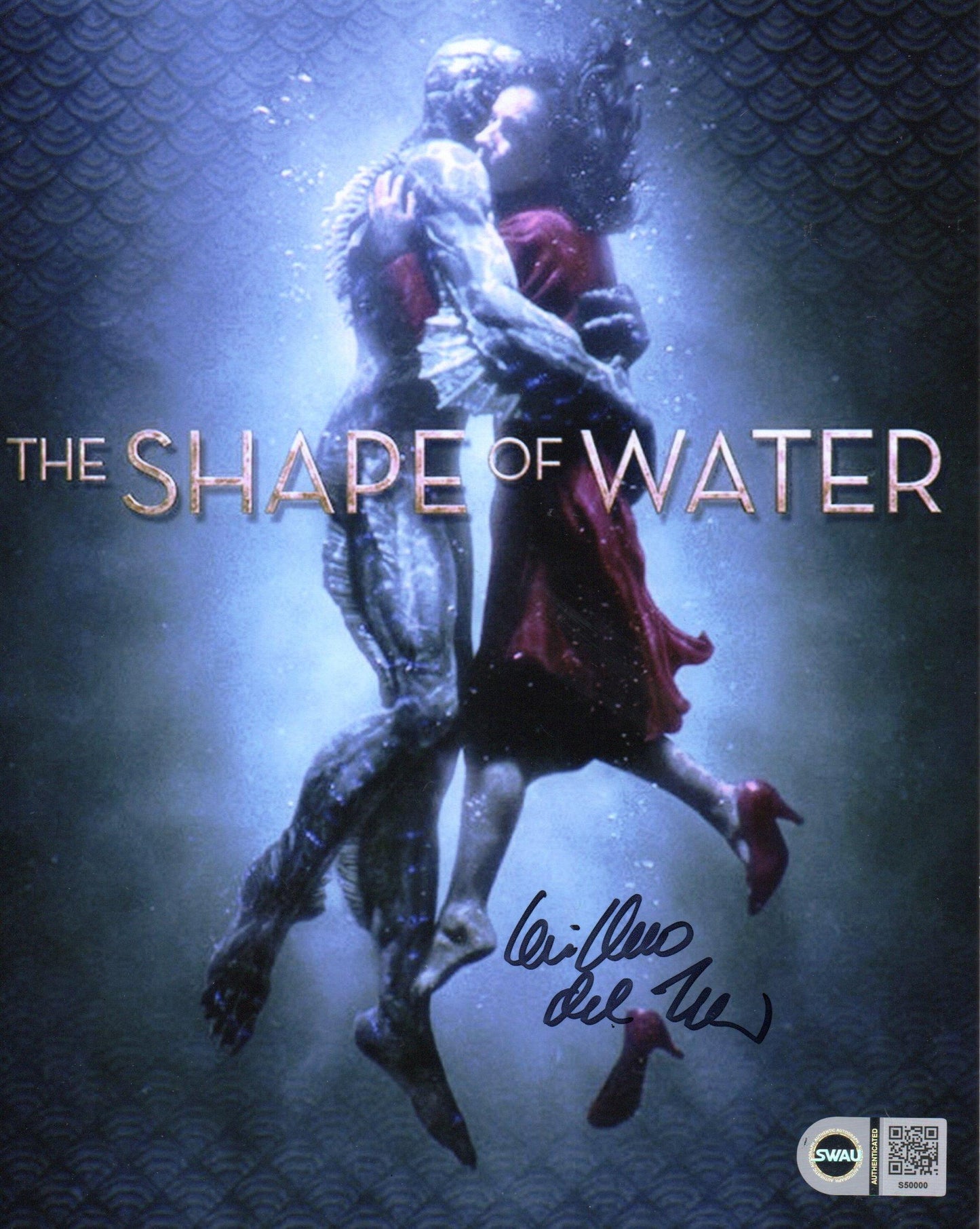 GUILLERMO DEL TORO SIGNED THE SHAPE OF WATER 8X10 PHOTO (1) ALSO SWAU
