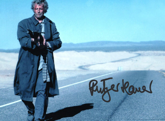 RUTGER HAUER SIGNED THE HITCHER 8X10 PHOTO (1)