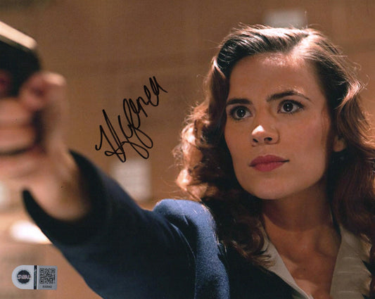 HAYLEY ATWELL SIGNED AGENT CARTER 10X8 PHOTO (1) ALSO SWAU