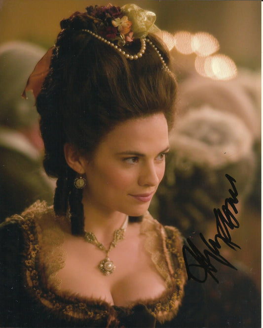 HAYLEY ATWELL SIGNED SEXY 10X8 PHOTO (5)