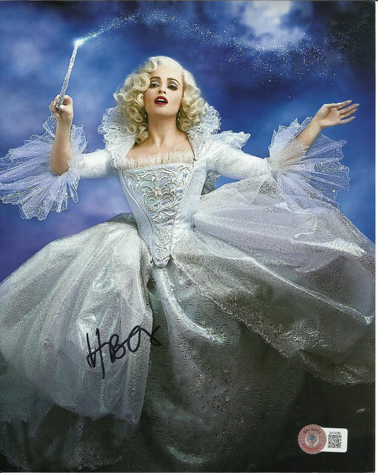 HELENA BONHAM CARTER SIGNED CINDERELLA 10X8 PHOTO (1)  ALSO BECKETTS COA