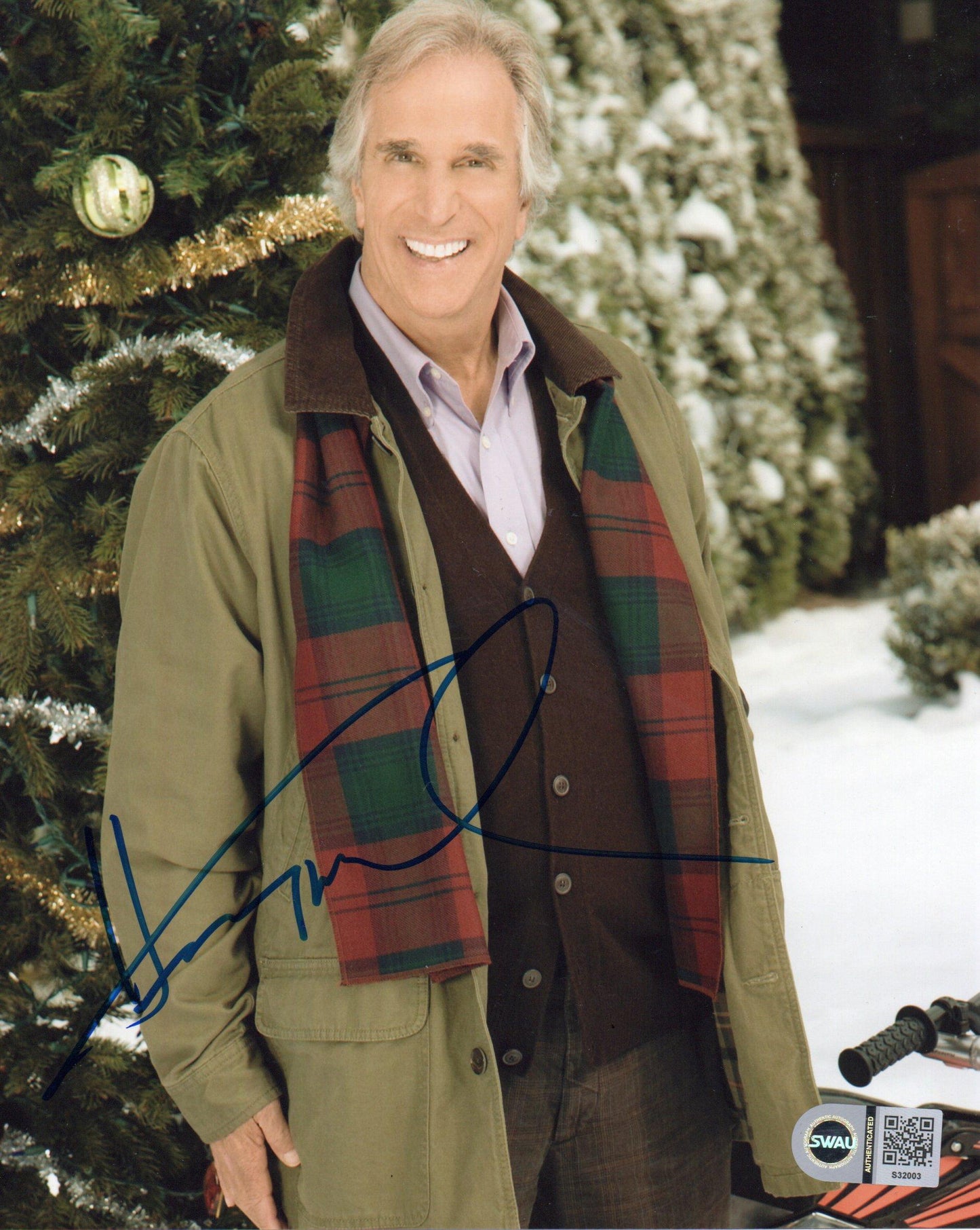 HENRY WINKLER SIGNED  8X10 PHOTO (3) ALSO SWAU