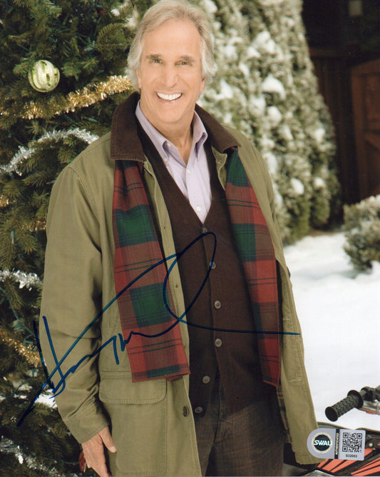 HENRY WINKLER SIGNED  8X10 PHOTO (3) ALSO SWAU