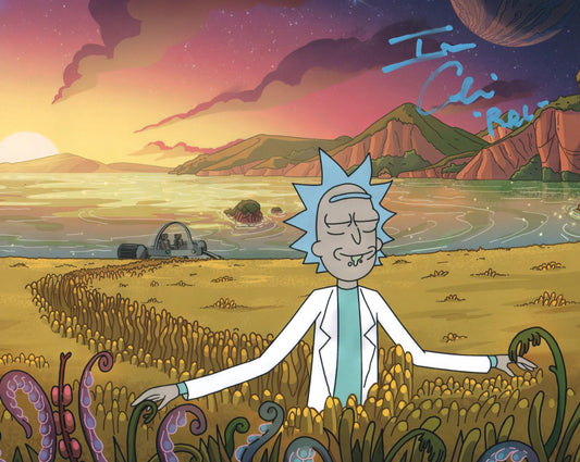 IAN CARDONI SIGNED RICK AND MORTY 8X10 PHOTO (5)