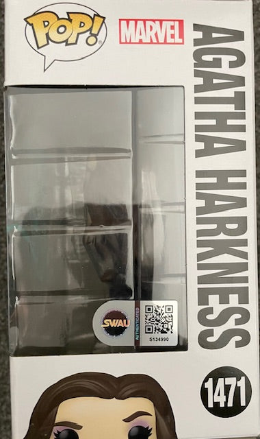 KATHRYN HAHN SIGNED AGATHA HARKNESS FUNKO POP (1) ALSO SWAU