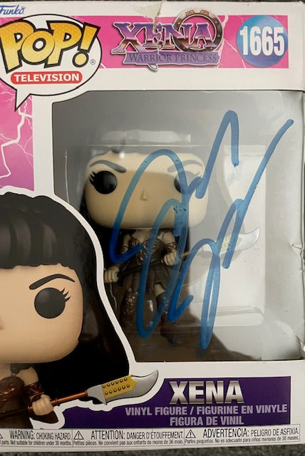 LUCY LAWLESS SIGNED XENA FUNKO POP (1) ALSO SWAU