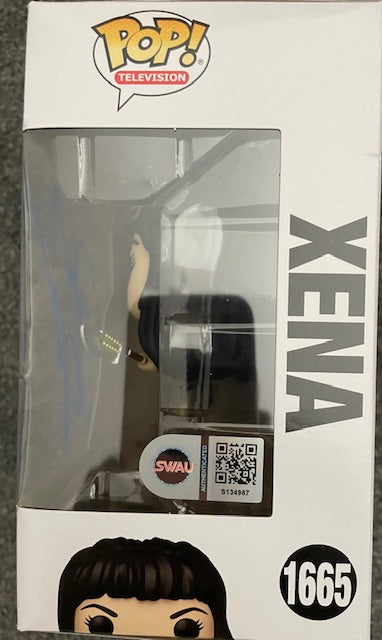 LUCY LAWLESS SIGNED XENA FUNKO POP (1) ALSO SWAU
