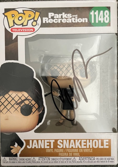 AUBREY PLAZA SIGNED PARKS AND RECREATION FUNKO POP (1) ALSO SWAU