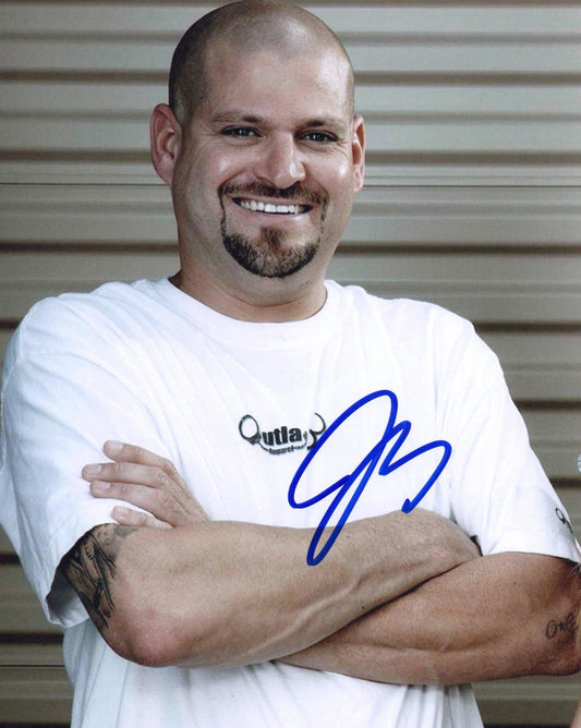 JARROD SCHULZ SIGNED STORAGE WARS 8X10 PHOTO