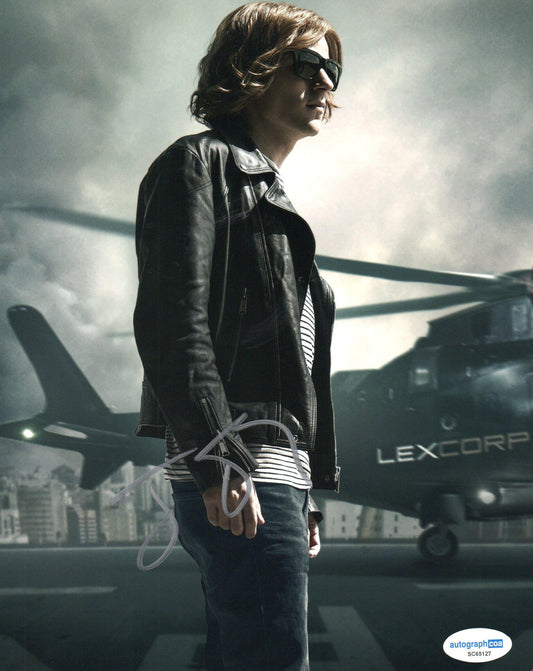 JESSE EISENBERG SIGNED LEX LUTHER 8X10 PHOTO (5) ALSO ACOA