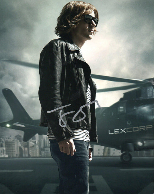 JESSE EISENBERG SIGNED LEX LUTHER 8X10 PHOTO (4)