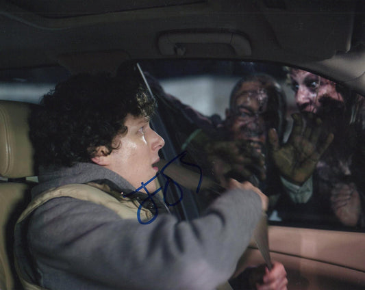 JESSE EISENBERG SIGNED ZOMBIELAND 8X10 PHOTO (1)