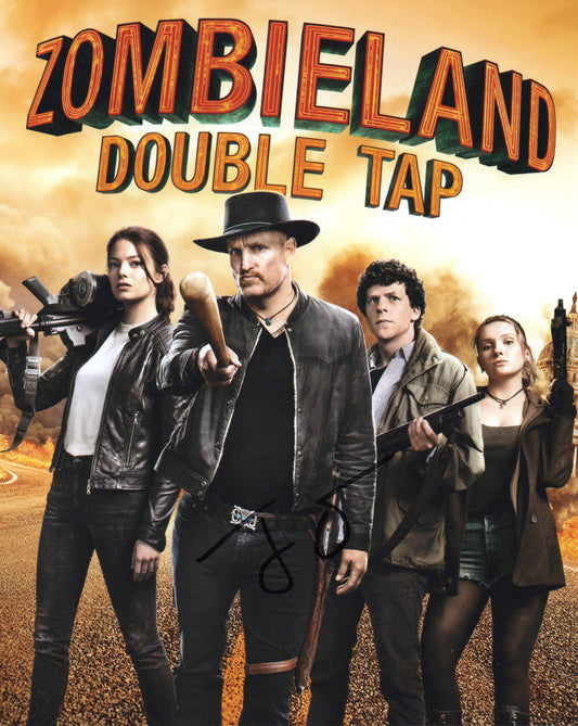 JESSE EISENBERG SIGNED ZOMBIELAND 8X10 PHOTO (6)