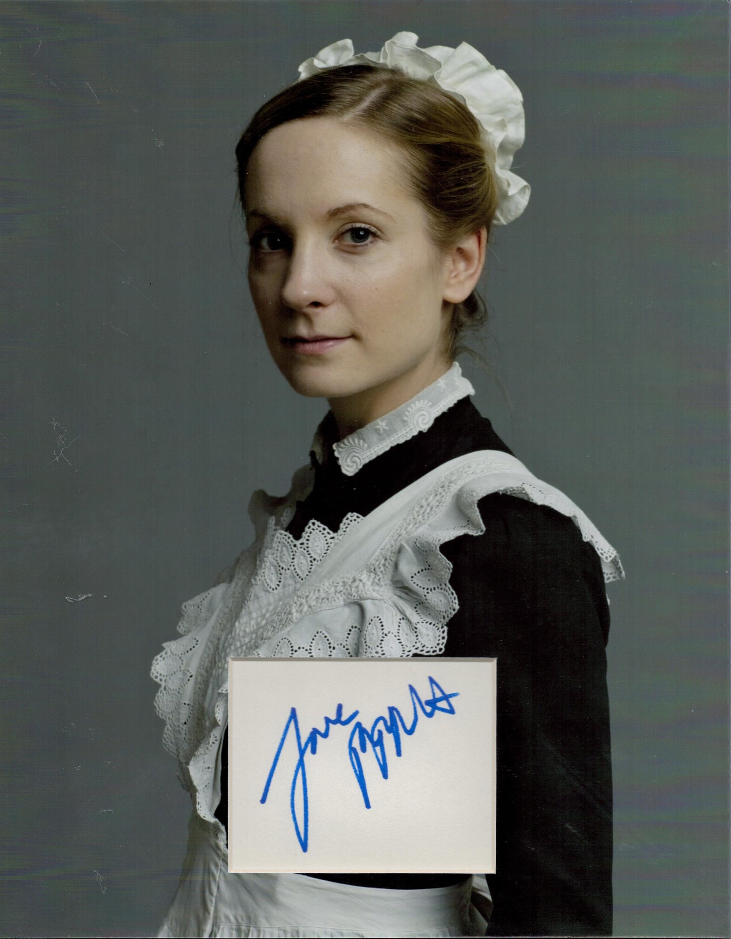 JOANNE FROGGATT SIGNED 14X11 DOWNTON ABBEY PHOTO MOUNT