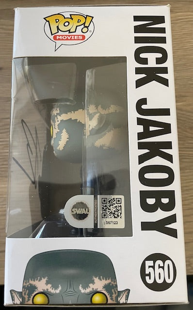 JOEL EDGERTON SIGNED NICK JACOBY BRIGHT FUNKO POP ALSO SWAU